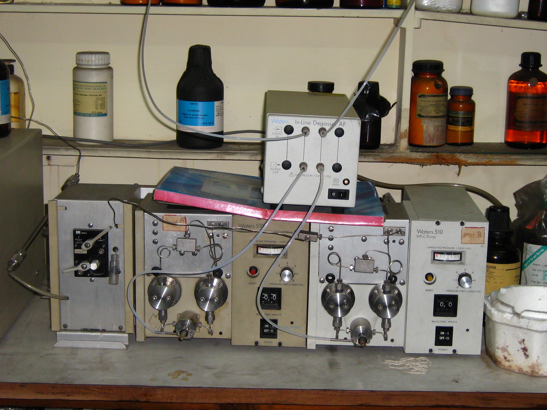 HPLC set up